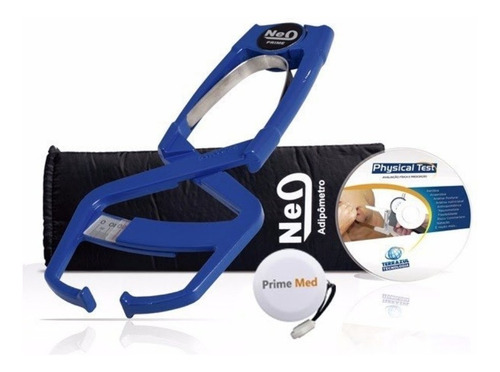 Imagem 1 de 3 de Adipômetro Clínico Prime Med Neo Azul Physical Test 2.98