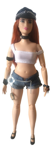 Poison Street Fighter Muñeca 12 Pulgadas Custome Barbie (Reacondicionado)