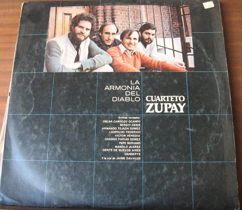 Cuarteto Zupay La Armonia Del Diablo Lp Vinilo