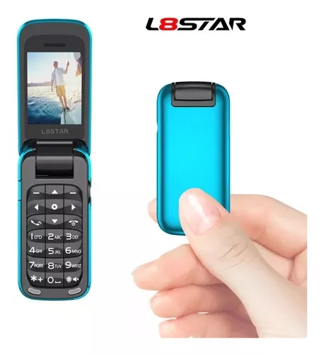 Mini Celular Bm60 Mini Flip Teléfono Móvil L8star Enviograti