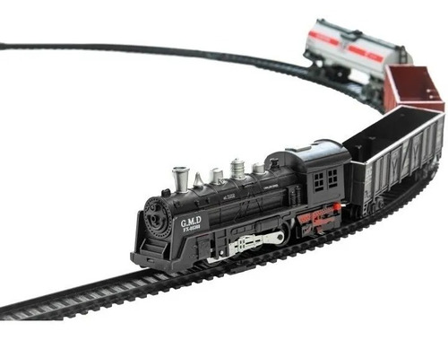 Imagem 1 de 4 de Trem Trenzinho Ferrorama Locomotiva Com Luz E Som Dm Toys