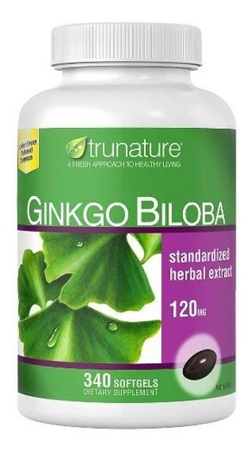 Ginkgo Biloba 120 Mg 340 Caps Ayuda Memoria Reduce Fatiga Tr Sabor Neutro