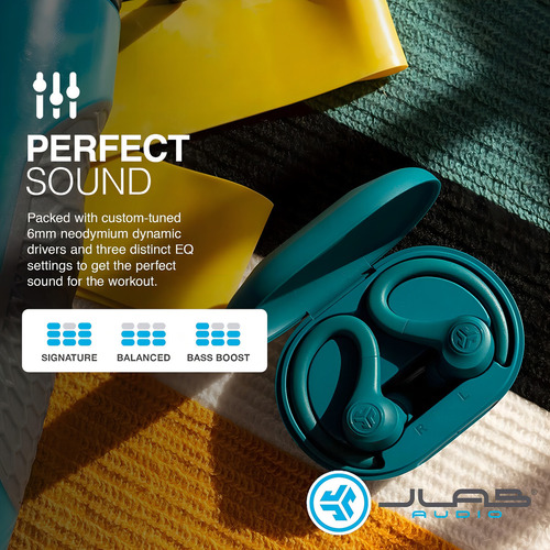Audifonos Vibe Sport Earbuds Inalambricos Tactil Bluetooth Color Azul Petróleo - Excelente (Reacondicionado)