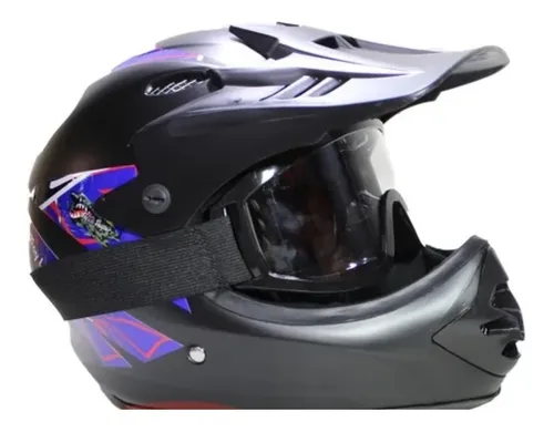 Casco tipo cross para niño sale
