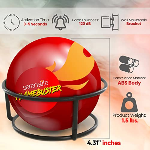 Serenelife Flamebuster Soporte De Montaje - Extintor De...