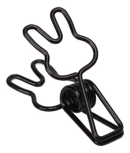 Clips De Alambre, 100 Unidades, Con Forma De Conejito, Hueco