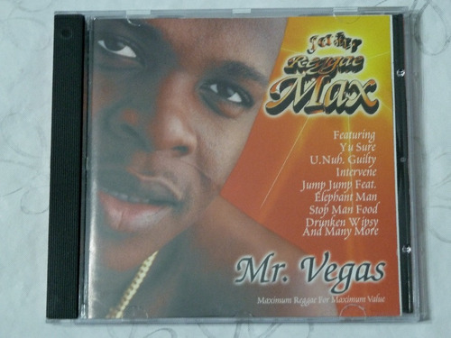 Mr Vegas Reggae Max Cd 1999 New Roots Dancehall Elephant M