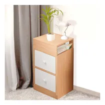 Comprar Buró Mesa Noche Recamara Moderno Minimalista Vintage Acabado Brillante Color Roble Kitul Home Burós De Cama
