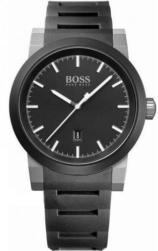 Reloj De Acero Inoxidable De Hombres Negro Hugo Boss Neo