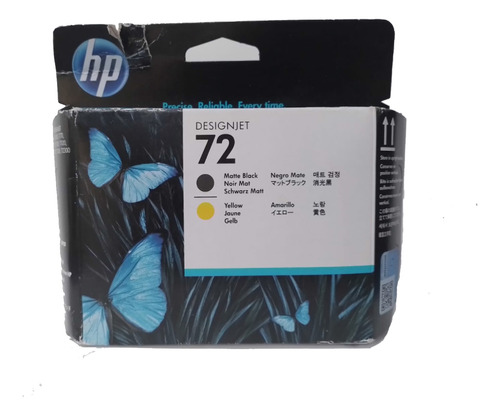 Cabezal Hp 72 Matte Black - Yellow