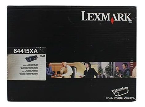 Cartucho De Tóner Lexmark T644 64415xa (negro) En Su Empaque