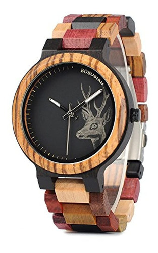 Relojes De Madera Coloridos Para Hombre Relojes De Pulsera