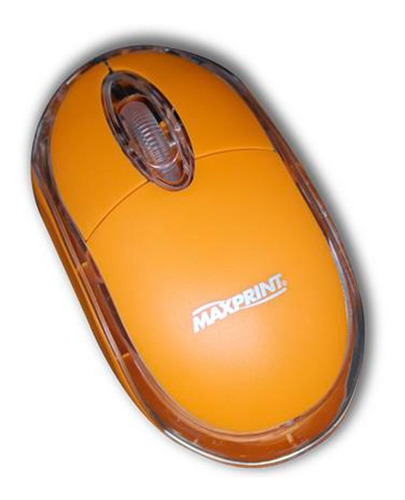 Mouse Usb Óptico Colors Orange 6012049 - Maxprint