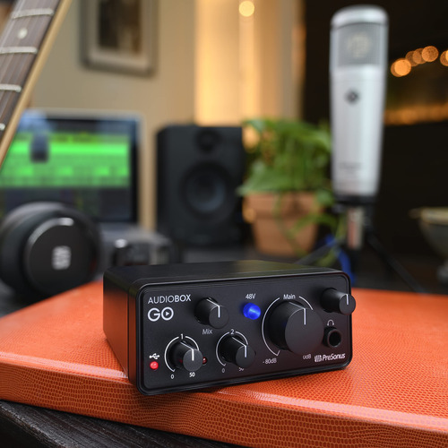 Interface De Áudio Presonus Audiobox Go Usb-c Com Studio One