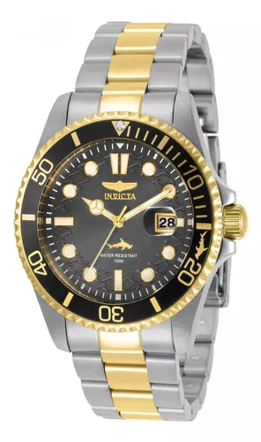 Invicta Pro Diver White Gold 23424 reloj blanco dial dorado