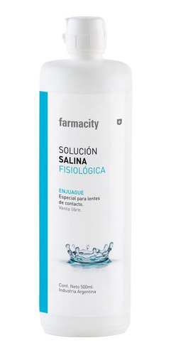 Solución Salina Farmacity Fisiológica X 500 Ml