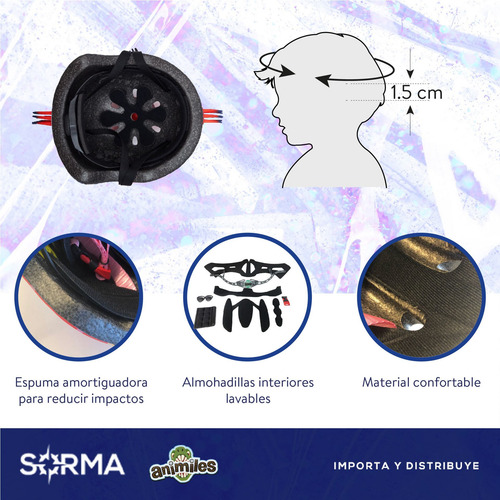 Imagen 8 de 10 de Kit Combo Casco Bicicleta Niños + Monopatin Infantil 3 Rueda