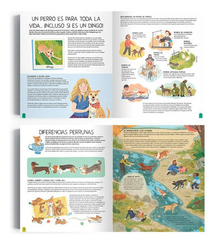 Libro Un Mundo De Perros: Datos Fascinantes E Historias Reales Asombrosas Para Los Amantes De Los Perros, De Carlie Sorosiak., Vol. 1. Editorial Contrapunto, Tapa Dura, Edición 1 En Español, 2024