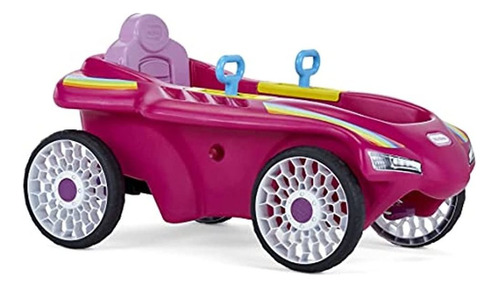 Little Tikes Jett Car Racer Pink, Ride On Car Con Respaldo D