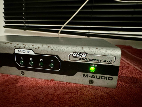 Interface Midi M-audio Usb Midisport 4x4