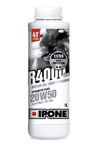 Aceite Semisintético Moto Ipone R4000 Rs 4t 20w50