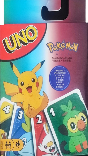 Cartas Uno Pokémon Anime