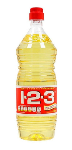 Aceite De Cocina Vegetal 1-2-3 1lt. 