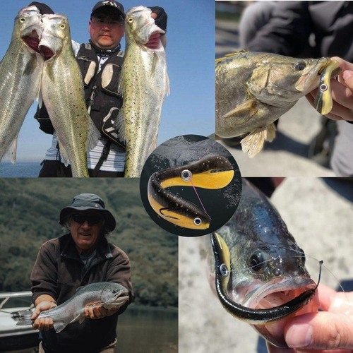10pcs Aparejos De Pesca De Cebo Biónico Para Agua Dulce Sala