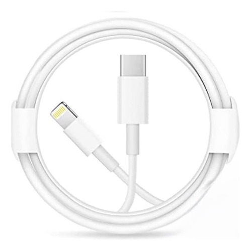 Cable USB blanco para iPhone 6, 7, 8 X, Xr, Xs, 11, 12 Pro