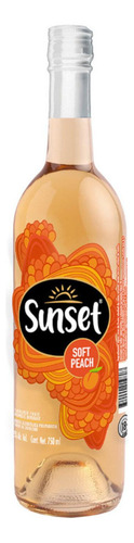 Pack De 2 Licor Sunset Soft Peach Durazno 750 Ml