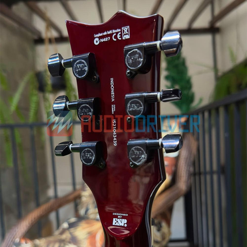 Guitarra Sg Esp Ltd Viper-256 See Thru Black Cherry