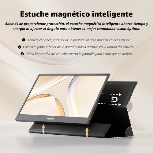 Monitor Yodoit Ptm15 15.6 Full Hd Hdmi Negro