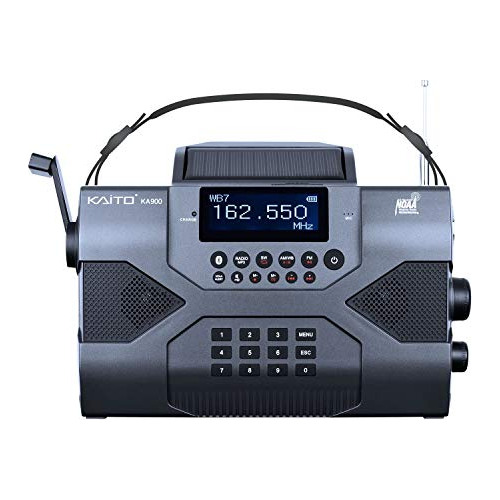 Kaito Emergency Radio Voyager Max Ka900 Digital Solar Tbv4x