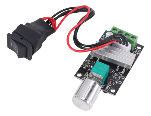 Controlador De Velocidad De Motor Pwm De 6 V, 12 V, 24 V, 3