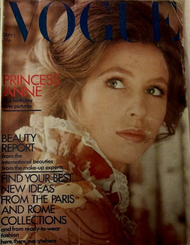 Vogue Magazine Británico  De Septiembre  1971  Princess Ann