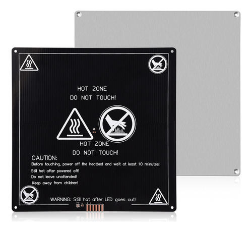 12v 220x220mm Tablero De Aluminio Placa Caliente De La Cama
