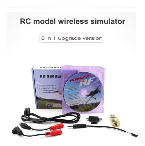Startrc 8 En 1 Rc Simulador De Vuelo Simulador Inalámbrico P