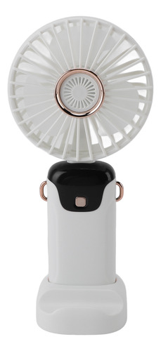 Ventilador Portátil Recargable Con Base De Mano Usb 5 Veloci