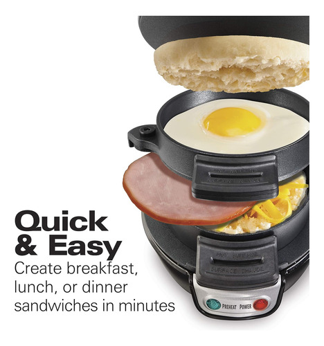 Sandwichera De Desayuno Con Sandwichera De Prensa Panini