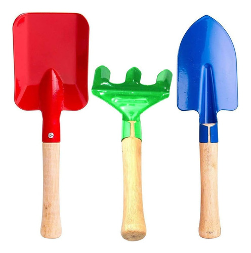 Juego De Herramientas De Jardín Nua, 3 Piezas De Mini Rastri