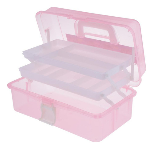 Kit De Herramientas De Caja De Almacenamiento De Rosado