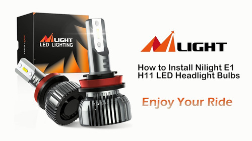 Imagen 7 de 7 de Nilight H11 Led Headlight Bulbs, 350% Brighter, 50w 10000lm