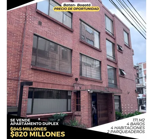 Venta Apartamento Duplex Batan Bogota Ubicación Privilegiada