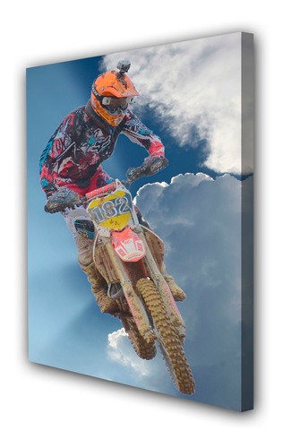 Cuadro 40x60cm Moto Cross Off Road Extremo M2