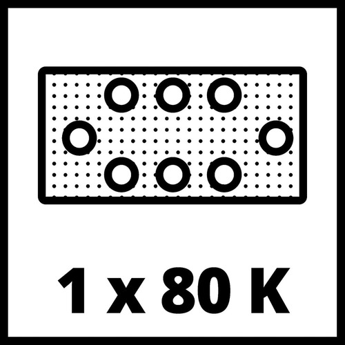 Einhell Lijadora múltiple a batería TE-OS 18/150 Li Power X-Change caja colectora de polvo 24.000 r.p.m incluye 1 batería de 2.5Ah y cargador individual adaptador de aspiración de polvo 