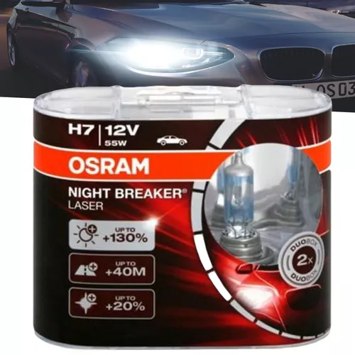 Lampara Osram H7 Night Breaker Laser X2 Unidades - Nolin