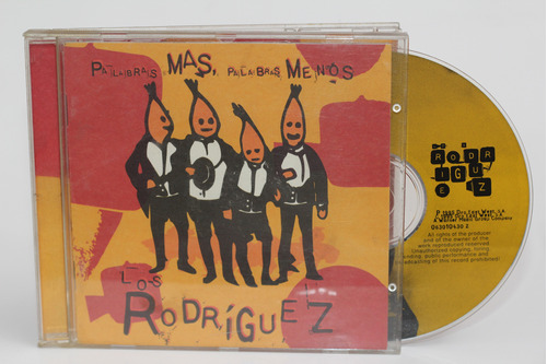 Cd Los Rodriguez Palabras Más Palabras Menos 1995 España