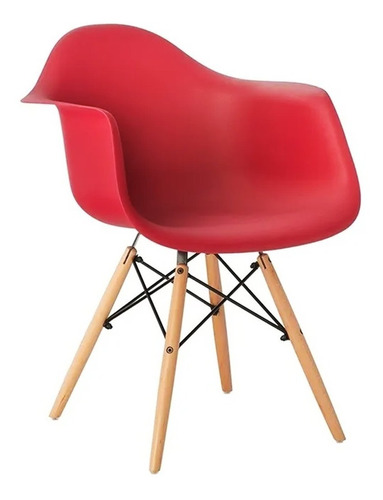 Silla Eames Butaca Negra Moderno Diseño Excelente Calidad