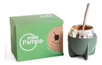 Comprar Mate Térmico Ecocuero Pampa Boca Cerrada Con Bombilla 