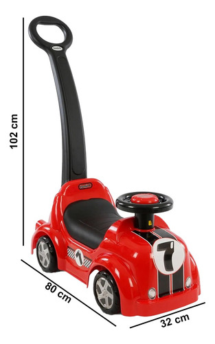 Carrito Montable Para Niños Push Car Bye Bye Boy 1 A 3 Años